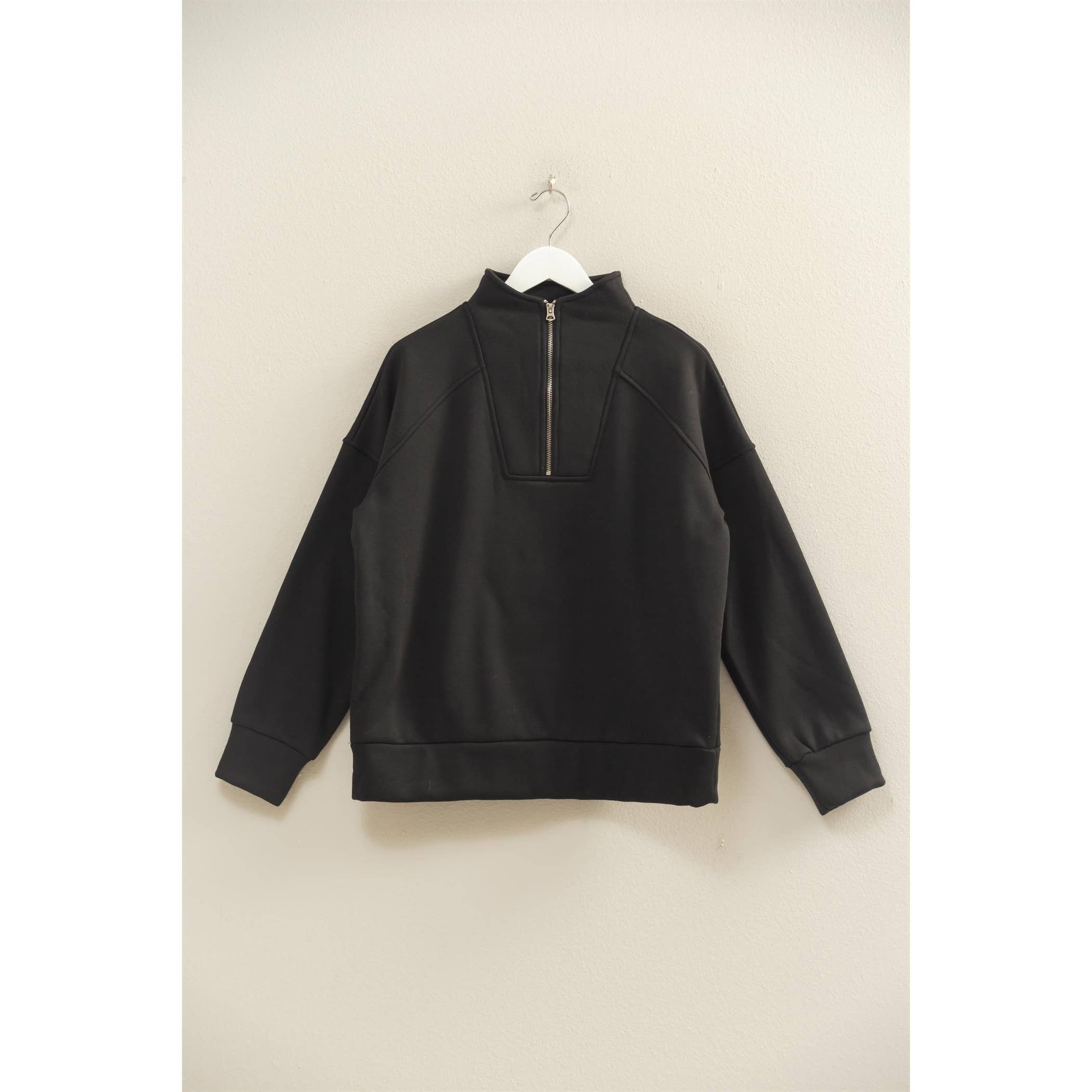 HYFVE – wholesale Sweatshirt – Women's – Snow Garment Wash Quarter Zip Pullover0