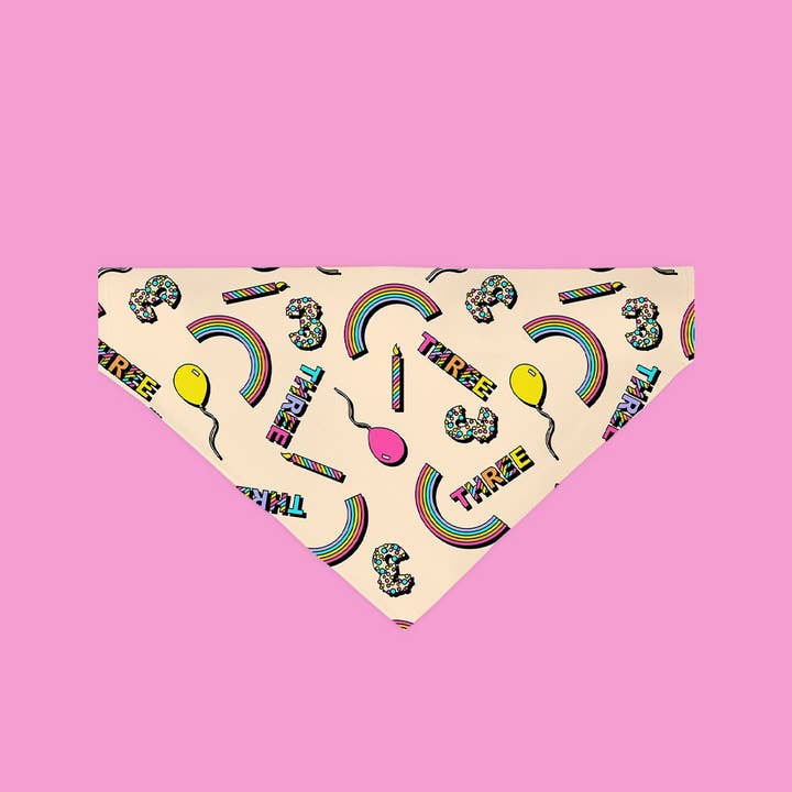 3rd Birthday Bandana for wholesale by Dope Dog Co