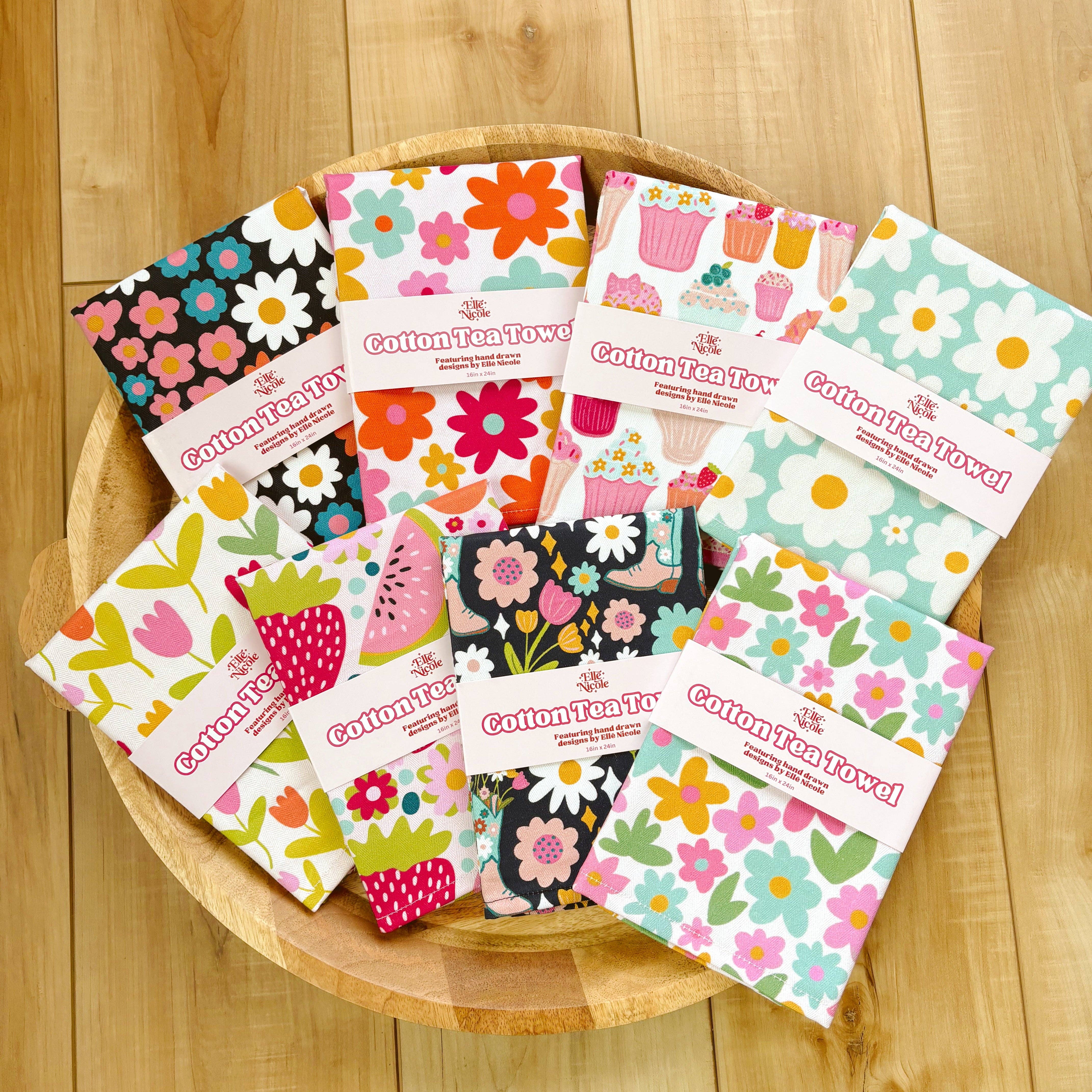 Elle Nicole - Vendita all'ingrosso Strofinacci - Strofinaccio di Cotone - Mercato Agricolo *nuovo e migliorato*7