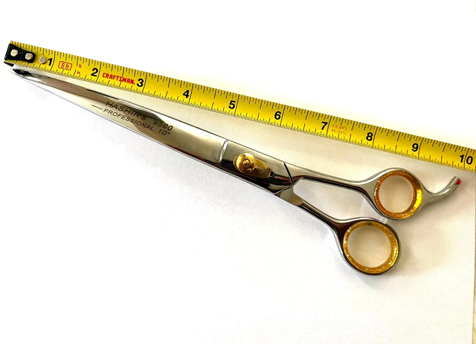 HASHIR PRODUCTS - Wholesale Pet Grooming Tool - Dog - 10" Professional GERMAN STAINLESS DOG PET CURVED Scissors5