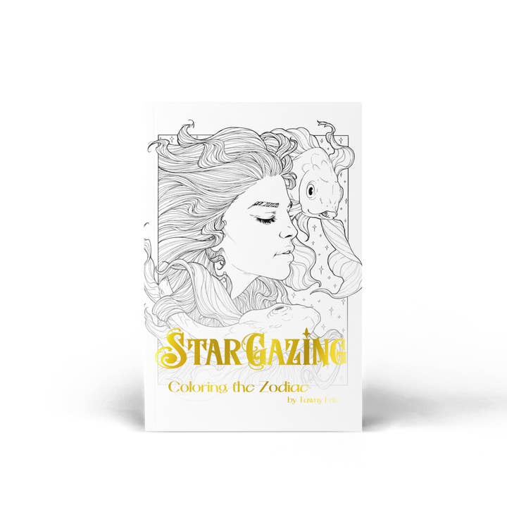 Tawny Fritz Art - Wholesale Coloring Book - Adult - Stargazing: Coloring the Zodiac ✨ Coloring Book ✨