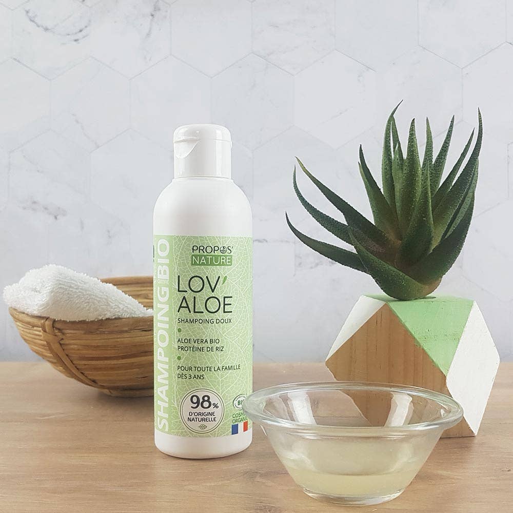 Propos'Nature - Venta al por mayor Champús para el cabello - Champú orgánico Lov'aloe de aloe vera - 200 ml1