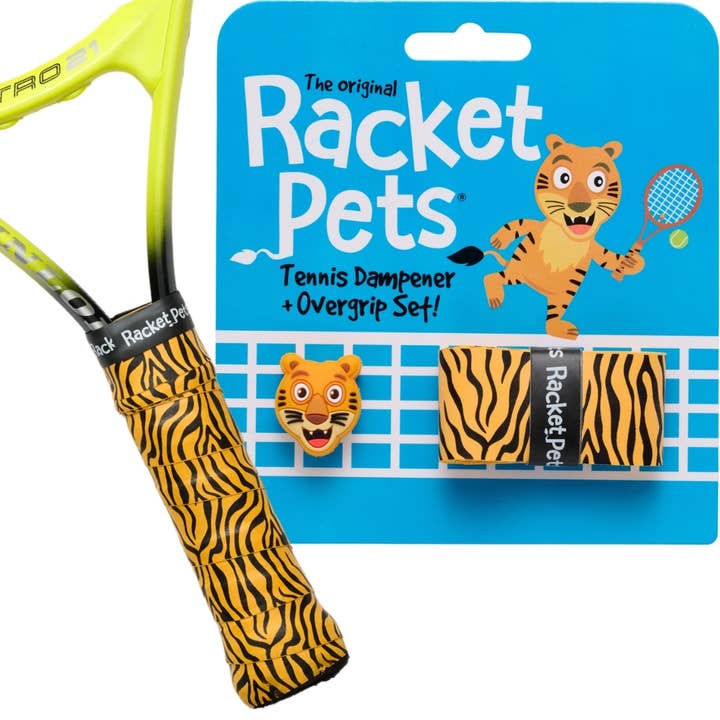 Tiger Tennis Overgrip Tape mit Dämpfer für Tennisschläger, Orange für den Großhandel von Racket Pets