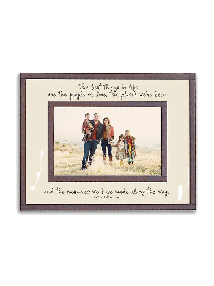 The Best Things In Life Copper and Glass Photo Frame for wholesale by Ben's Garden