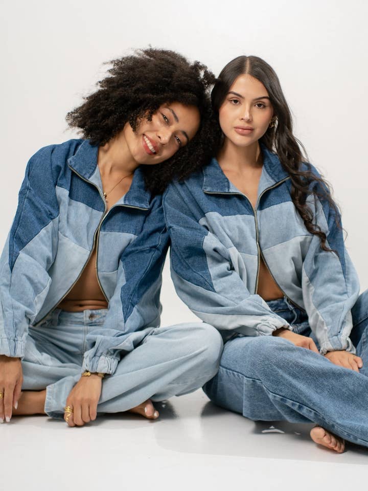 Sixty - Women's Bomber Denim Jacket for wholesale by Alien