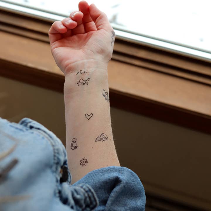 Saint & Company - Wholesale Temporary Tattoo - Tiny Tats Temporary Tattoos