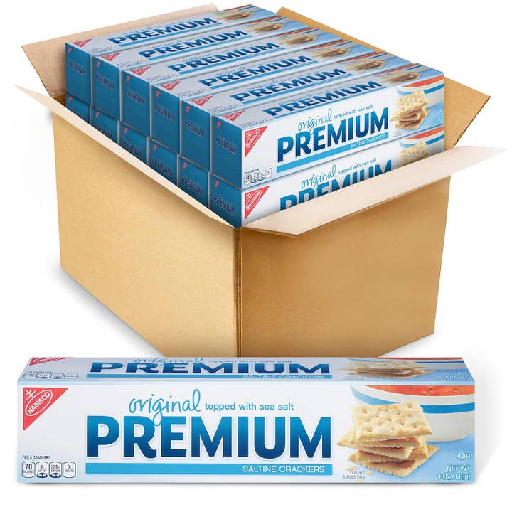 L&F Universal Goods - Wholesale Crackers - Nabisco Premium Saltine Crackers Convenience Pack 12/4oz
