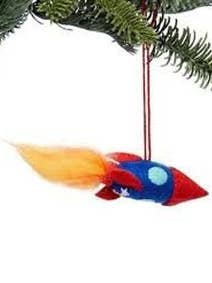 Rocket Ornament for wholesale by Silk Road Bazaar