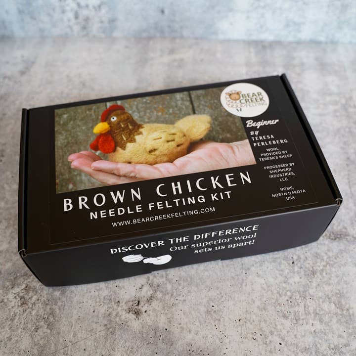 Bear Creek Felting - Wholesale Craft Sewing Kit - Chicken Needle Felting Kit (Beginner)11