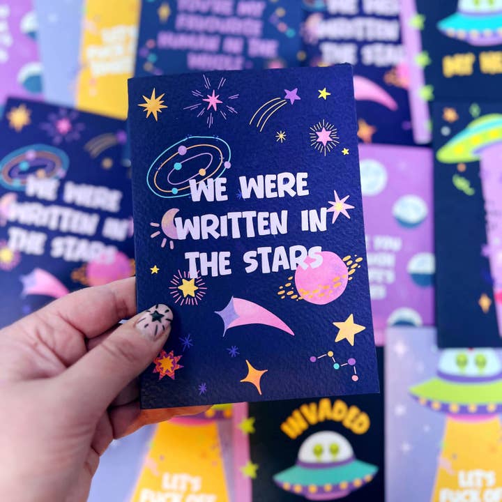 We Were Written In The Stars Card for wholesale by Xoxo Designs by Ruth