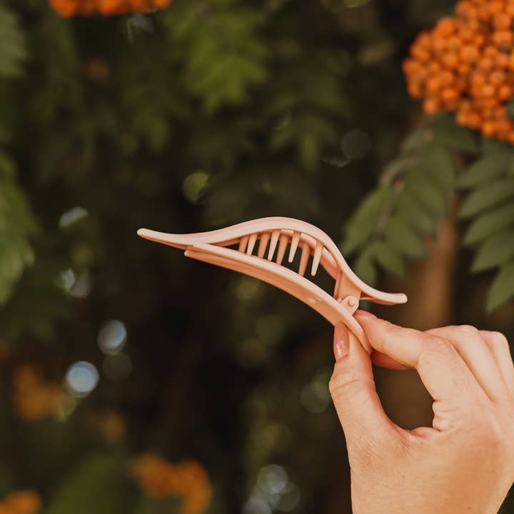 Share Studio - Vendita all'ingrosso Fermaglio per capelli - Donna - Ciondolo rosa da posare piatto largo2