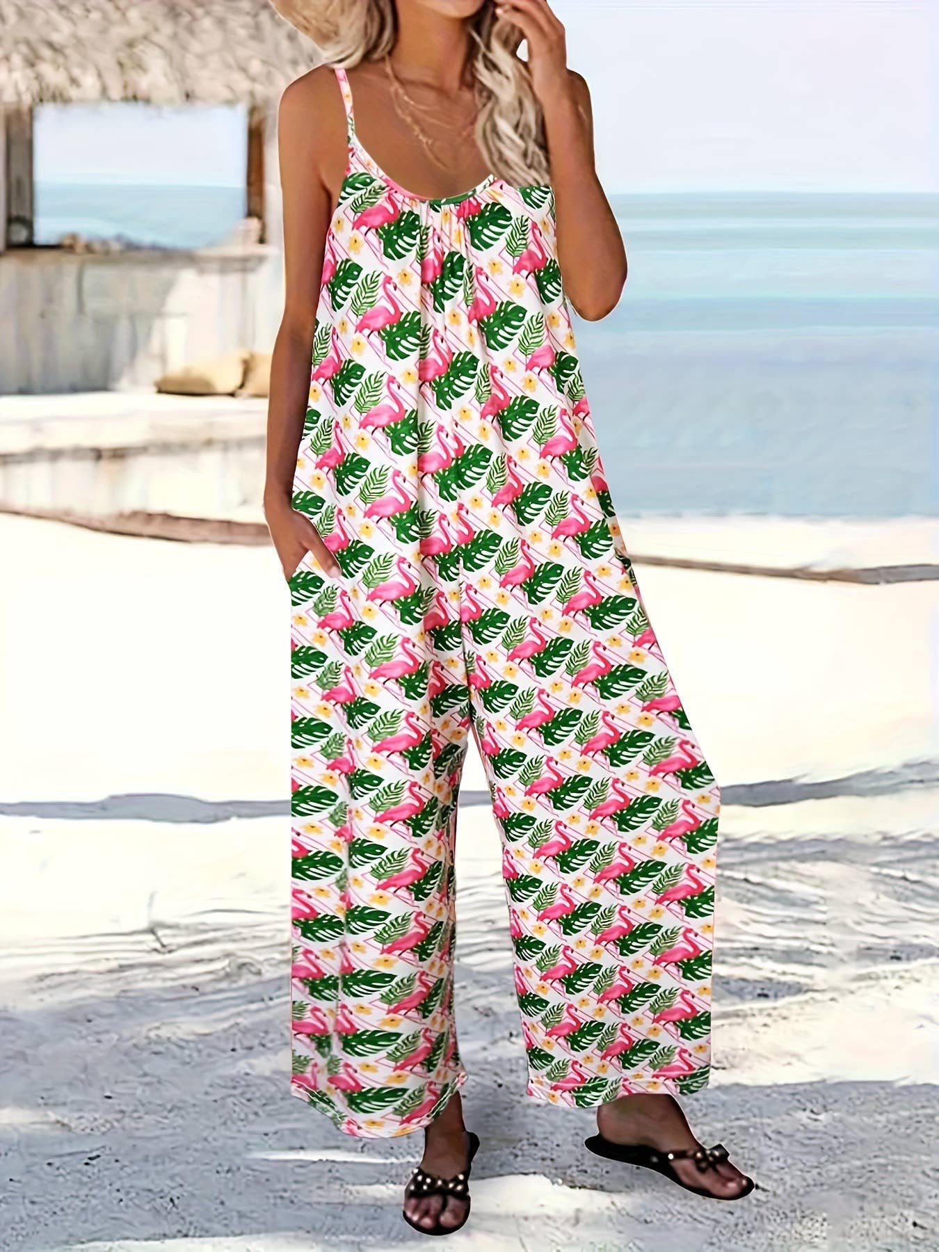 Rosa Clothing - Wholesale Jumpsuit - Women's - Western Ranch Rodeo & Others Graphic Jumpsuit8