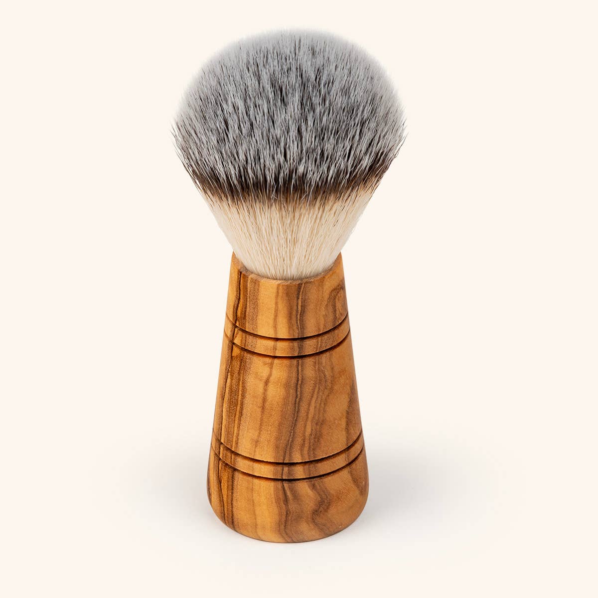 NATURE'S groove - Wholesale Cheek/Face Makeup Brush - Olive Wood Shaving Brush - 100% Vegan - Handmade3