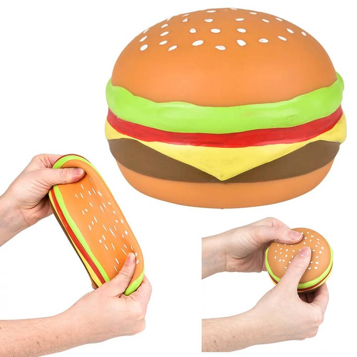 JSBlueRidge Toys - Wholesale Fidget Toy - Kids - Hamburger Squeeze Soft Fidget Kids Toy