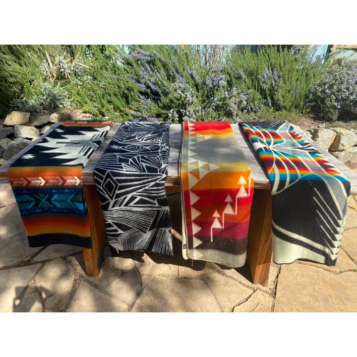 SoulCrafts - Venta al por mayor Mantas de sofá - Manta étnica reversible de alpaca Throw Chakana