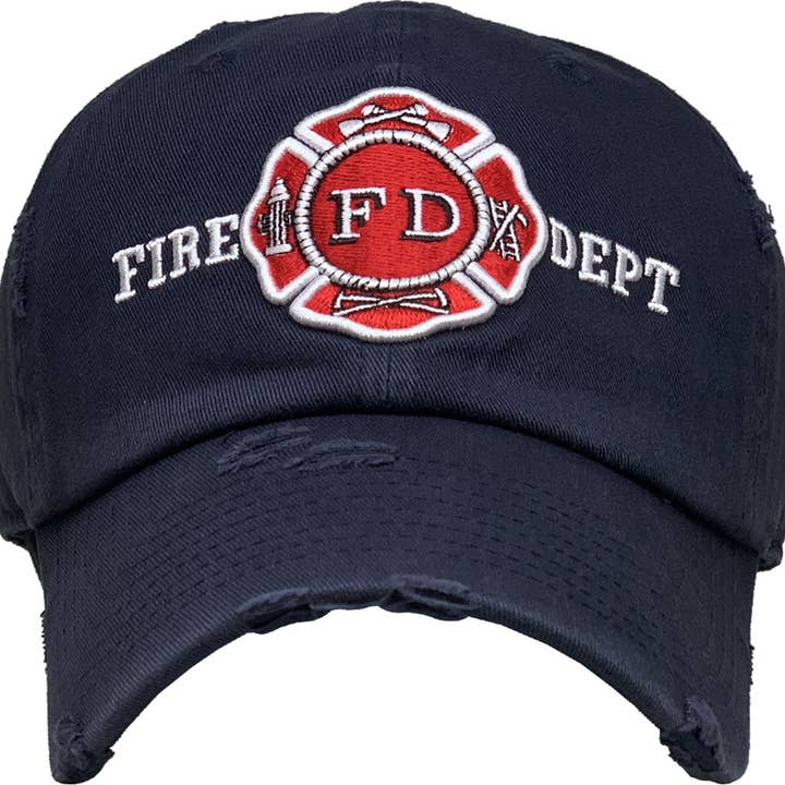 KBETHOS - Vente Casquette de baseball – homme - Casquette vintage « FIRE DEPARTMENT » pour homme9