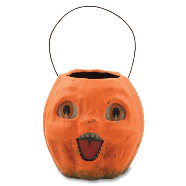 Bethany Lowe Designs - Wholesale Decorative Figurine - Vintage Pumpkin Bucket Small2