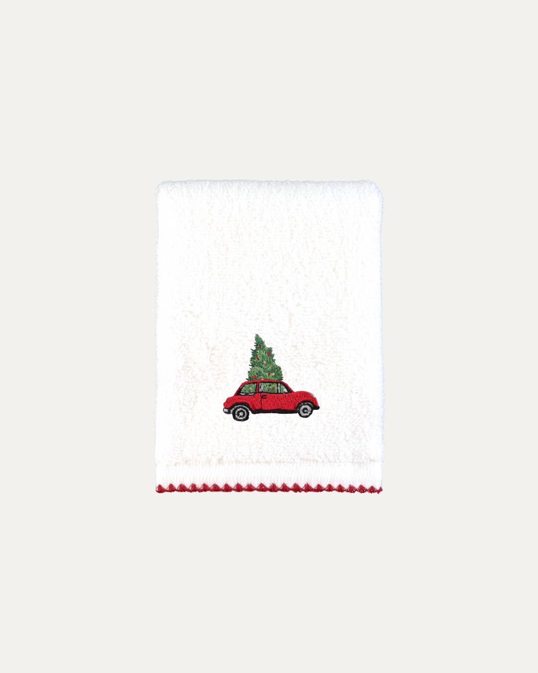 Mariaida Home – wholesale Hand towel – Shell Hand Towel with Christmas Car