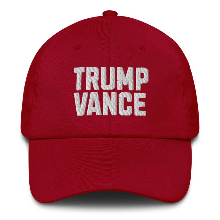 TRUMP VANCE, elegido vicepresidente de Trump JD Vance, compañero de fórmula de Trump, elegido vicepresidente de Vance, sombrero de papá republicano para venta al por mayor de Howlydog Studios