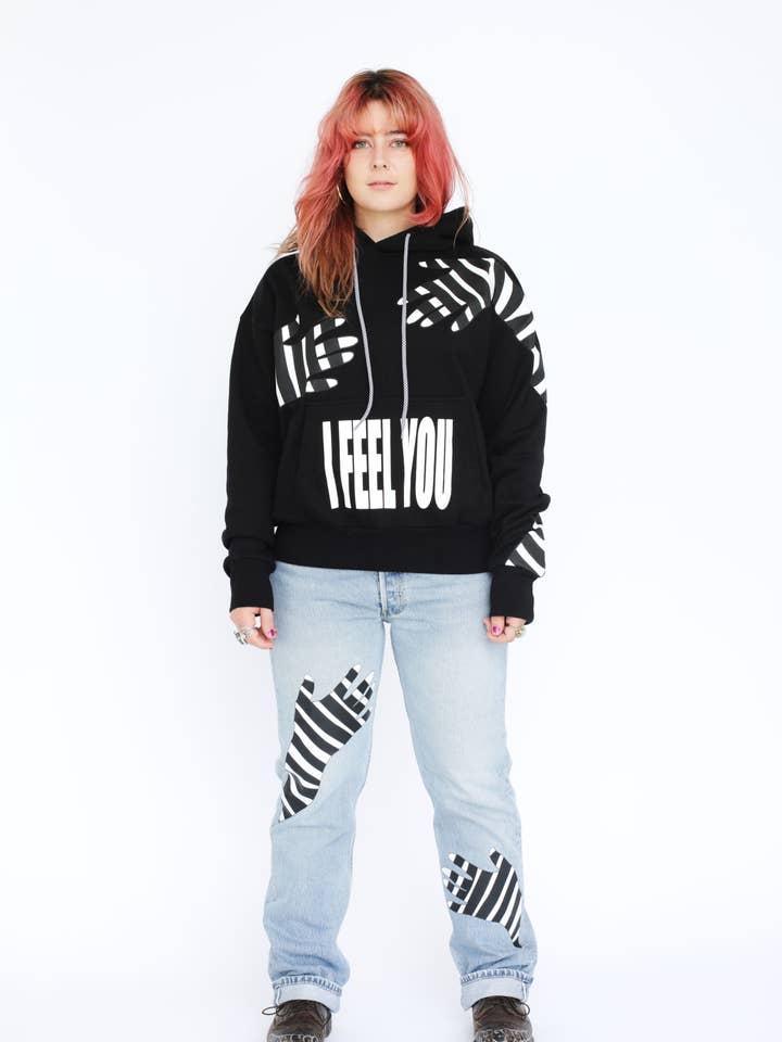 Felpa con cappuccio I See You per la vendita all'ingrosso da parte di OOH BABY By Anika