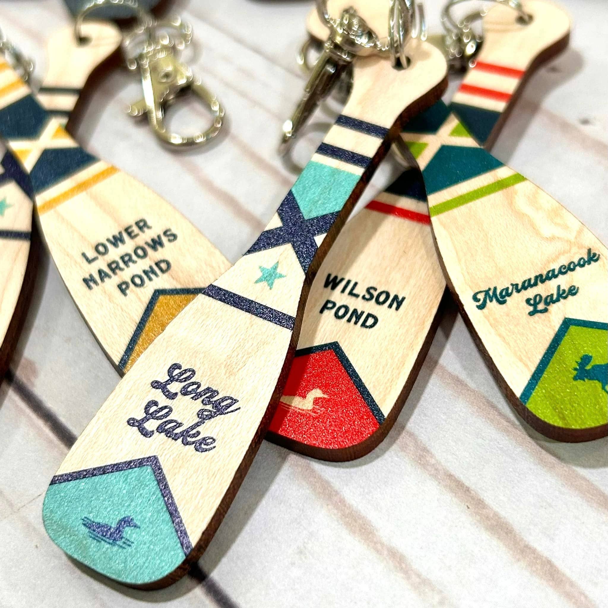 Cast & Carve - Vendita all'ingrosso Portachiavi - Unisex - Portachiavi a Pagaia con Testo Personalizzato1