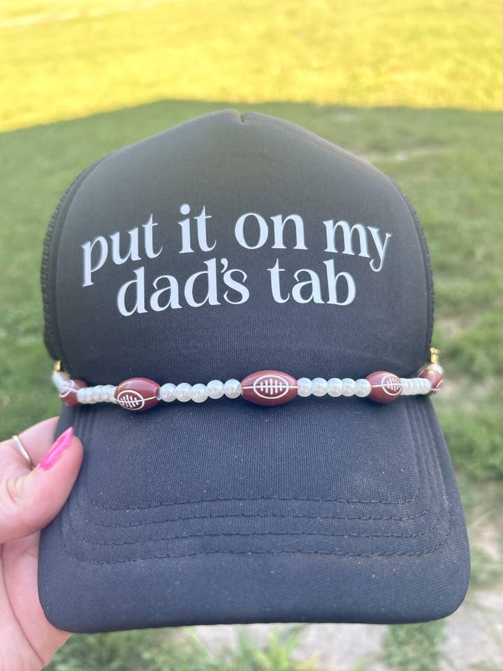 Cadena para sombreros Touchdown para venta al por mayor de kaits kustom jewelz