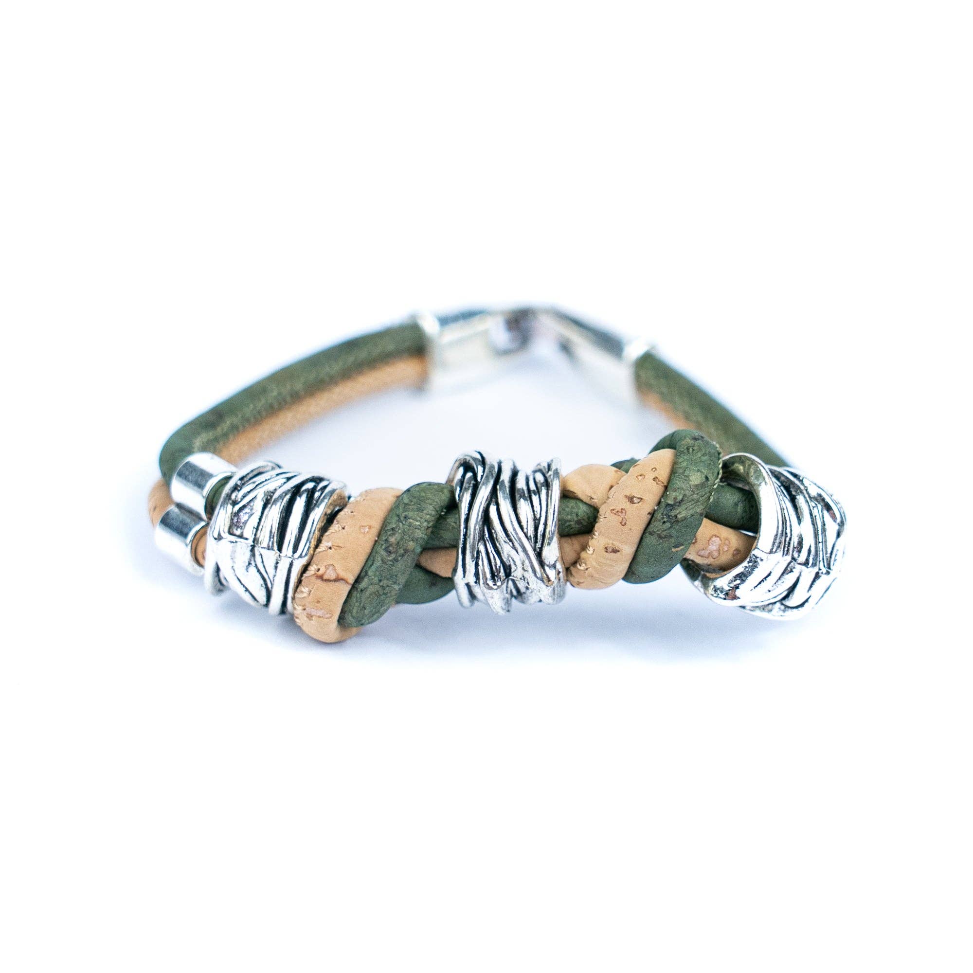 Meninas Bonitas Cork - Venta al por mayor Juegos de joyas - Joyería artesanal vegana de corcho colorido BR-220-MIX-54