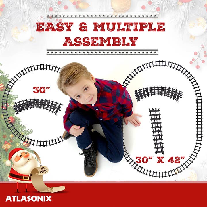 Atlasonix - Wholesale Toy Set - Kids - Electric Train Set, Electric Train Toy, Battery Operated3