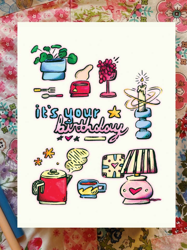 Het is jouw verjaardag | Wenskaart voor wholesale door Everyday Antonia Mae