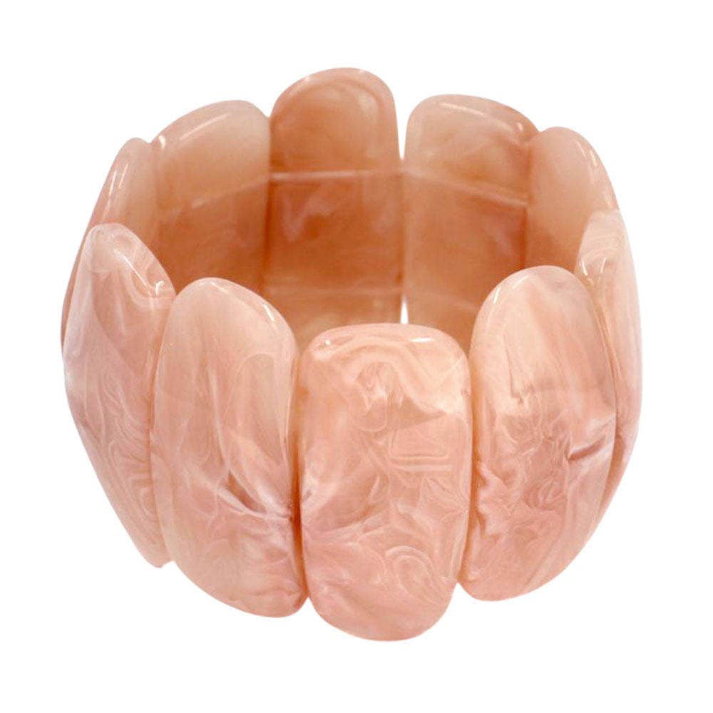 Sensibling Corp. – Pulseira por atacado – Pulseira Larga Marmoreada Esticável em Negrito1