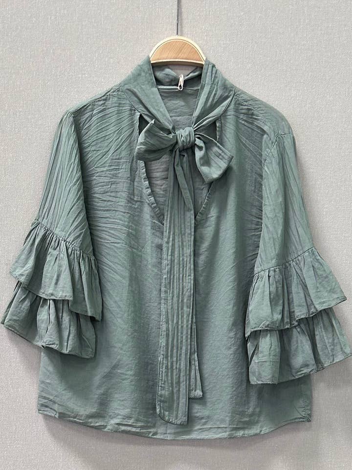 SWEET MAGIC MODA Y COMPLEMENTOS - Wholesale Blouse - Women's - FRENCH SLEEVE BLOUSE1