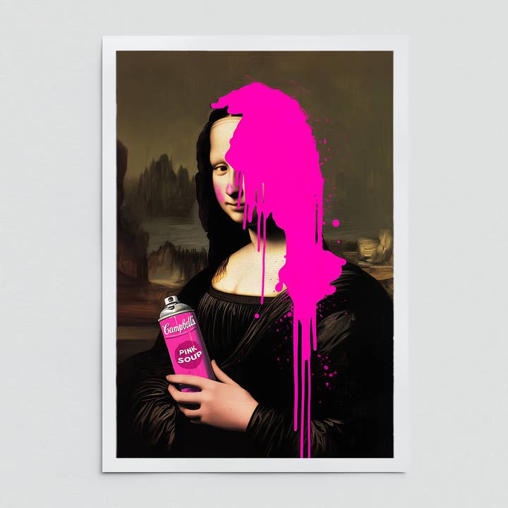 Rosa soppa konsttryck för wholesale av Dikhotomy