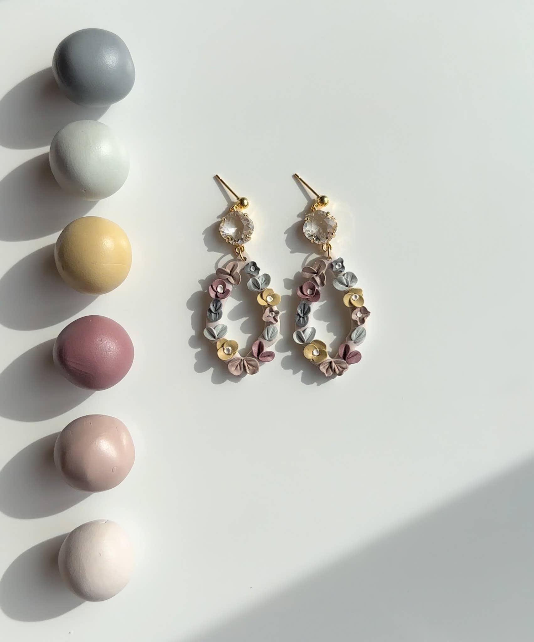 Clay & Fern Co. - Wholesale Dangle Earrings - Haven Earrings - Floral Clay Earrings5