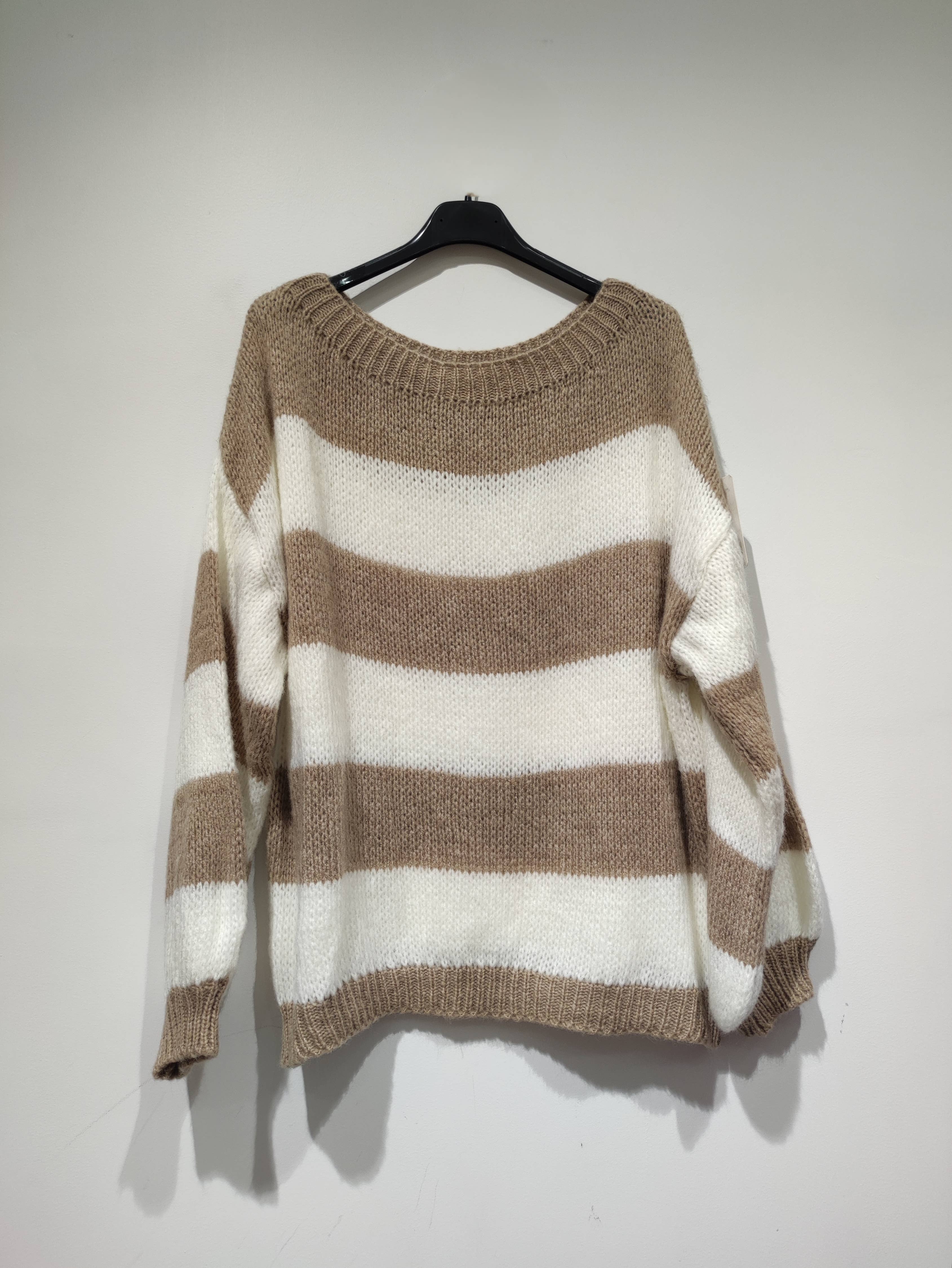 Pomelo paris - Vendita all'ingrosso Maglione tricot - Donna - Romy Stripe1