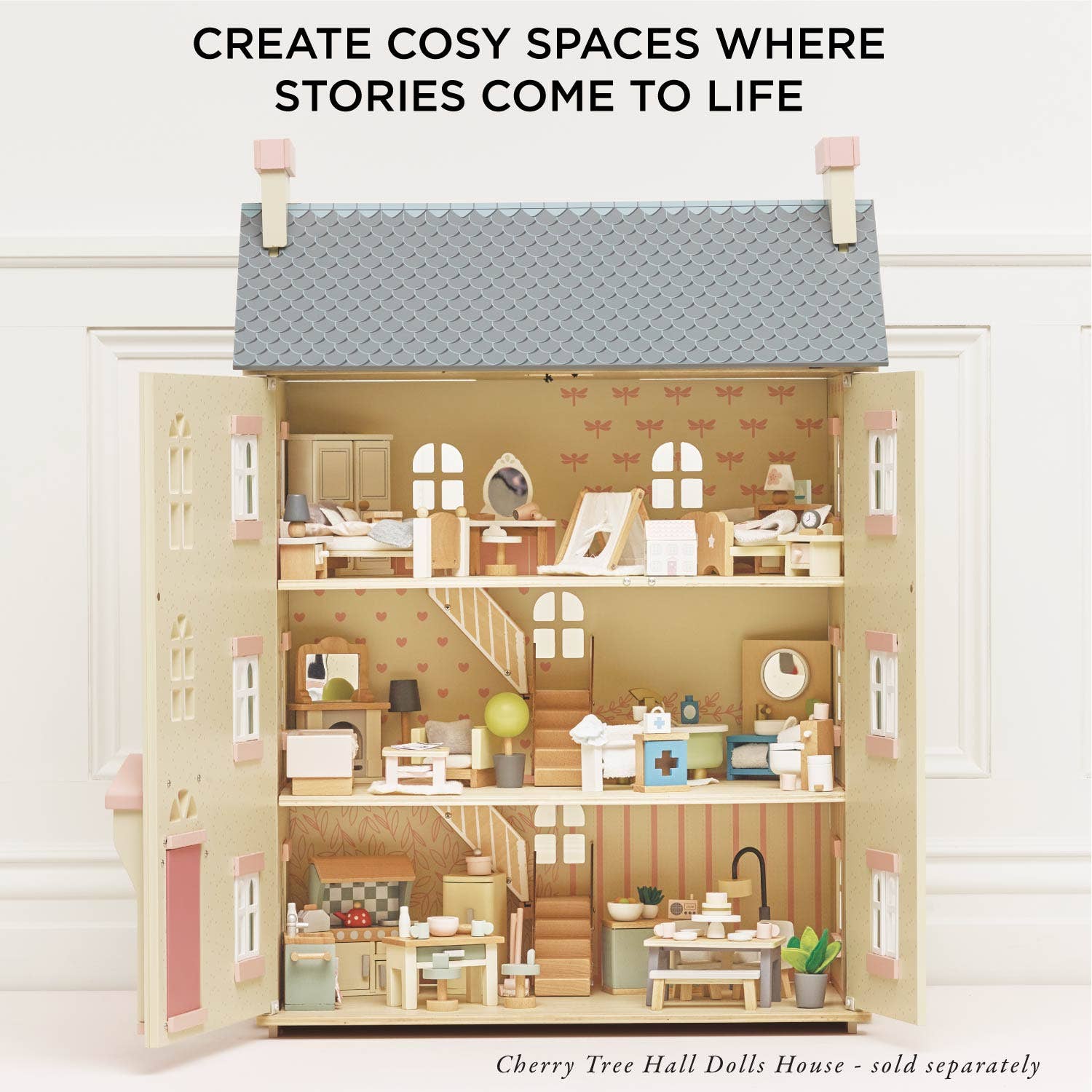 Le Toy Van, Inc. - Wholesale Doll Accessory Kit - Kids - Complete Dolls House Furniture7