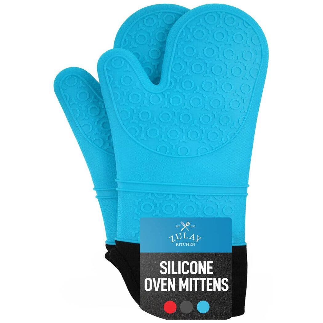 Zulay Kitchen – wholesale Grytvantar/-lappar – Silikon ugnshandskar - värmebeständig ugnshandske7