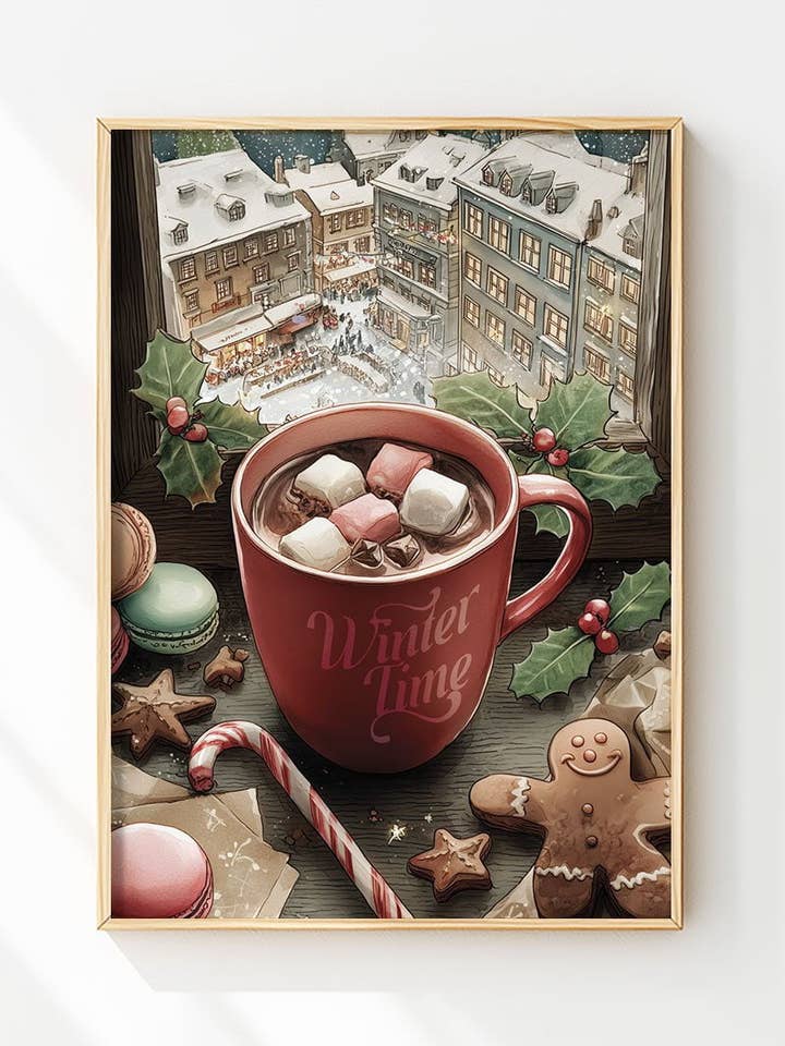 Winter Time - Christmas Poster for wholesale by MokaMouse