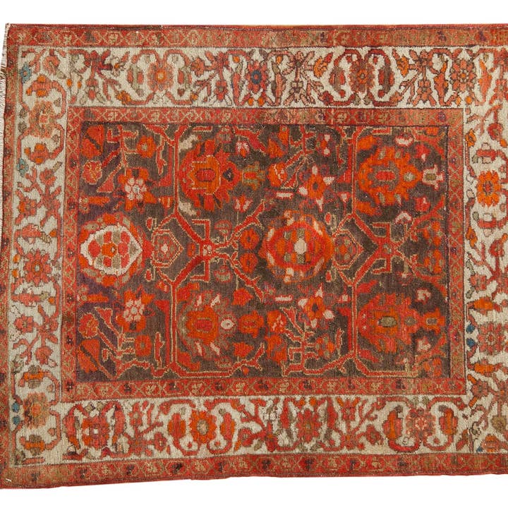 2.5x3 antiek fragment Malayer vierkant vloerkleed voor wholesale door Old New House