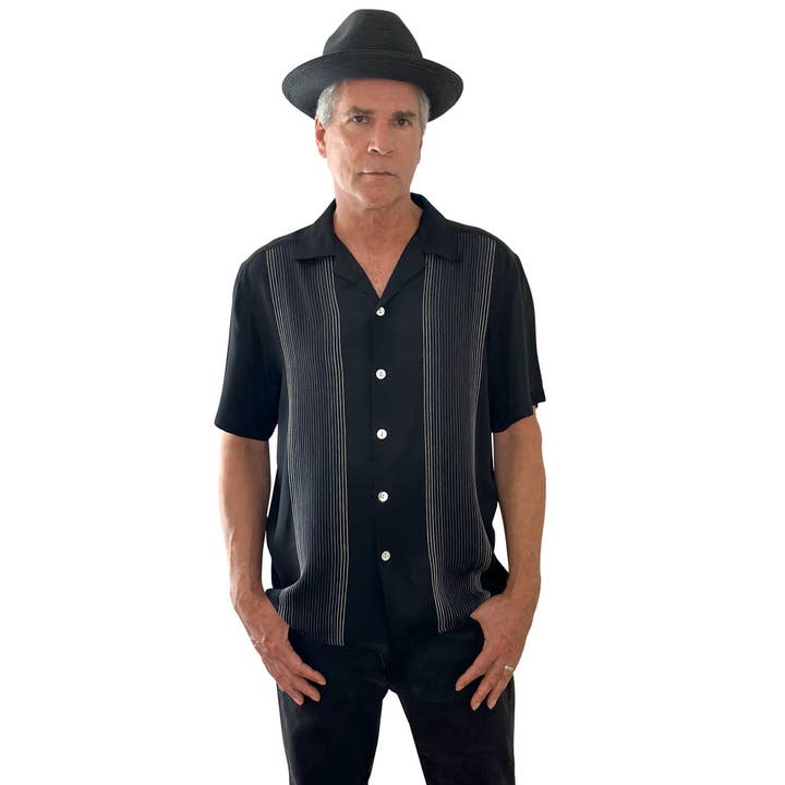 Black Gambino Voila | Men's Short-Sleeved Shirt for wholesale on Faire