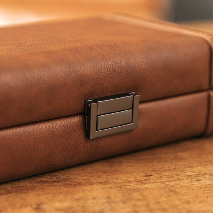 Case Elegance - Vente Boîtes à cigares/accessoires pour cigares - Étui de voyage Maxwell pour 8 cigares