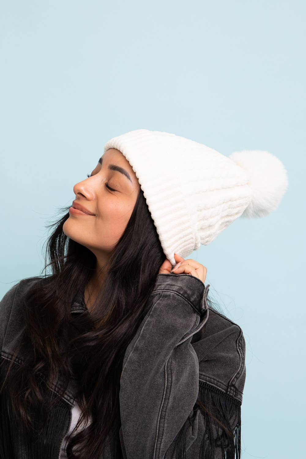 Leto Accessories - Wholesale Beanie - Women's - Cable Knit Cuffed Beanie 💕9