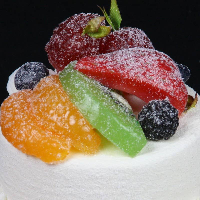 Floratexx - Wholesale Decorative Tabletop Object - Tartlets x3 sort. Fruit-earth, blueberry 8*6 cm7