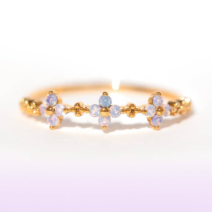 Lilac Love Ring for wholesale by Girls Crew