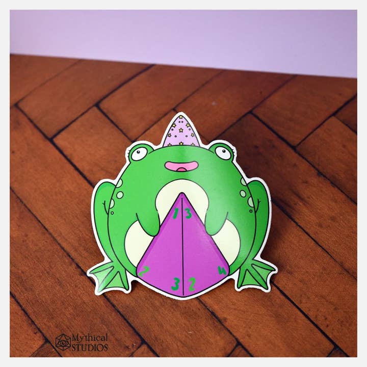 Mythical Studios – Großhandel Aufkleber – Magischer Frosch-Aufkleber