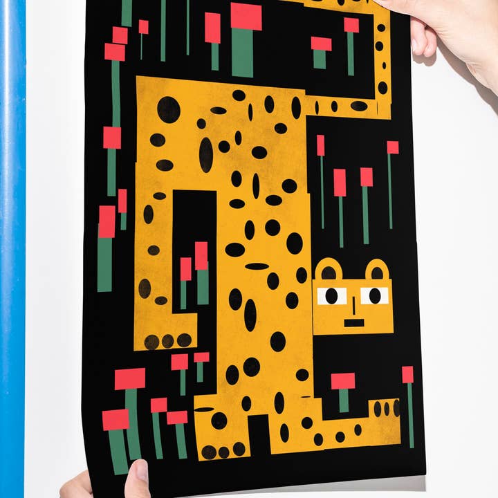 A3 Simple Leopard Art Print for wholesale by marcellovelho