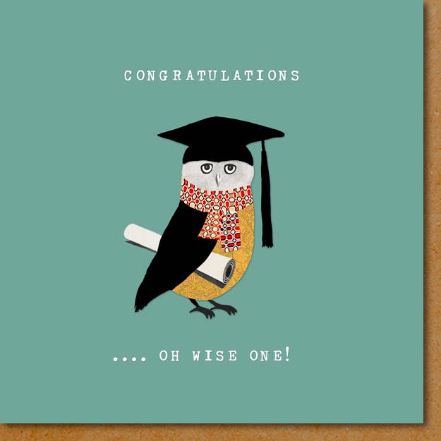 HN018 ... Congratulations / Graduation Card for wholesale by Sally Scaffardi Design