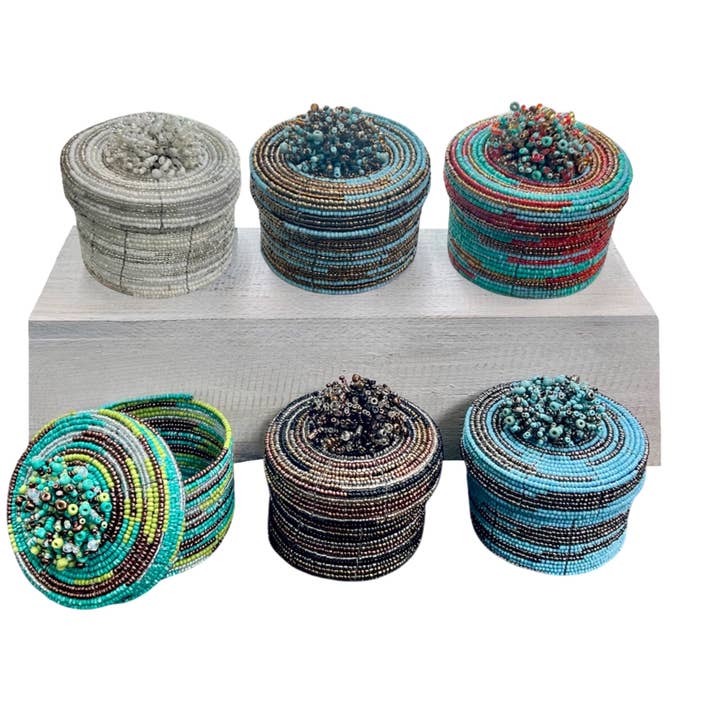Bamboo Source Tropical Decor - Wholesale Placemat - Beaded Placemat - Round