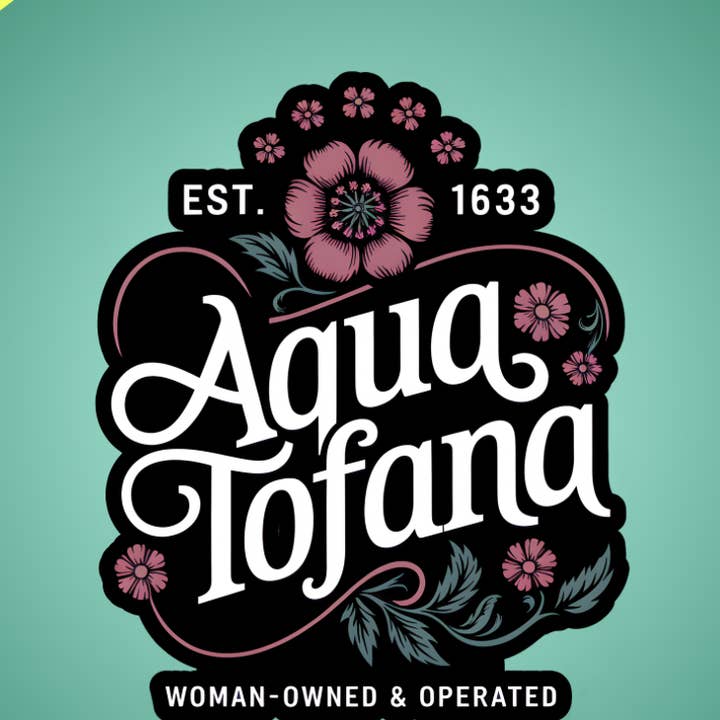 Pretty Toxic Stickers - Wholesale Sticker - Aqua Tofana Sticker, Feminist Fuck the Patriarchy Sticker0