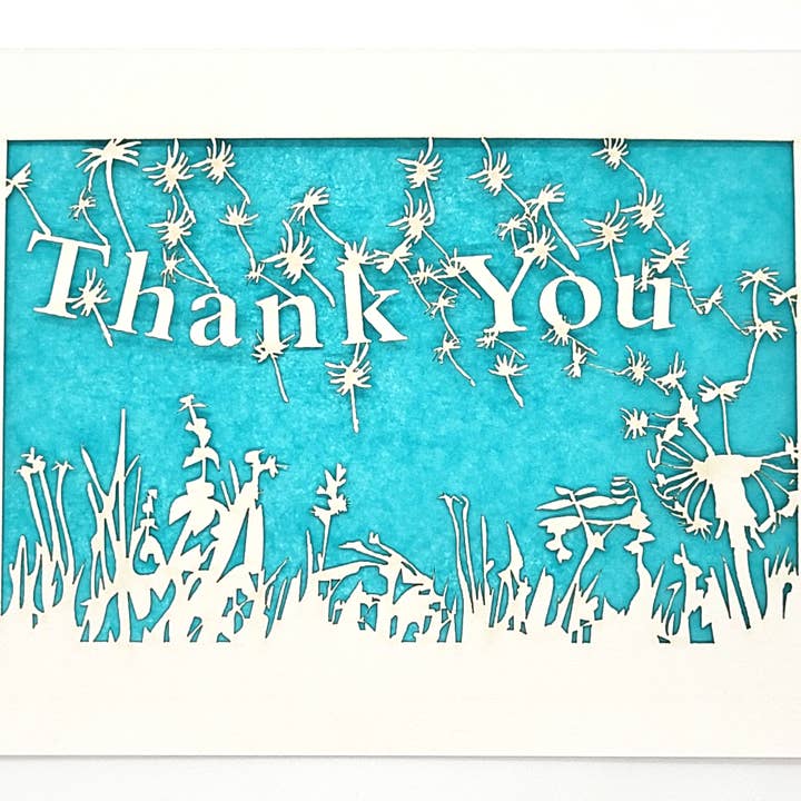 two hermanas - Wholesale Thank You Card - Thank You - Dandelions