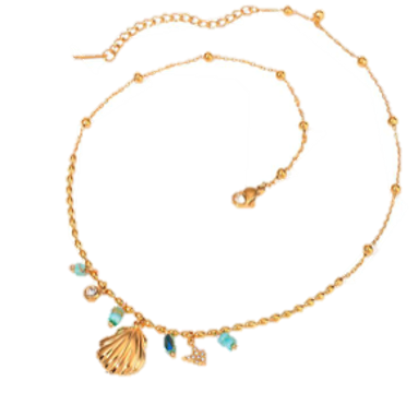 Bamboo Trading Company – Großhandel Kette mit Anhänger/Charm – Sonnige Küsten-Halsketten7